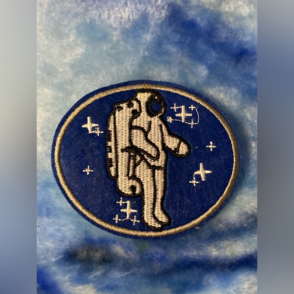 Astronaut iron on patch